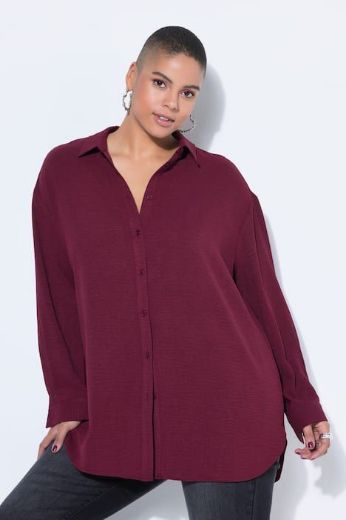 Plus size veliki brojevi Bluza krep za punije