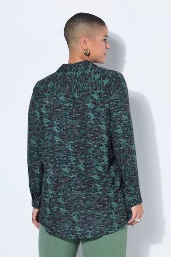 Plus size veliki brojevi Bluza s dugim rukavima ravnog kroja za punije