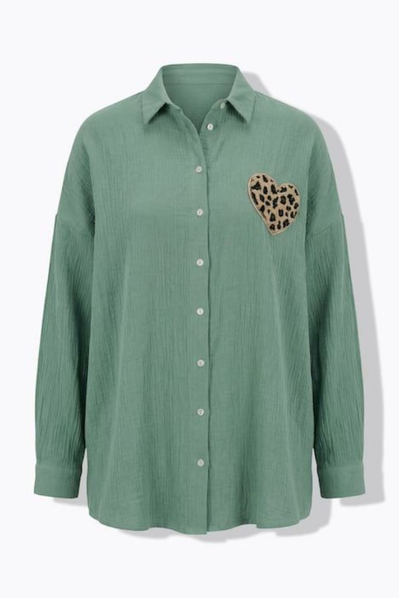 Plus size veliki brojevi Bluza s dugim rukavima ravnog kroja za punije