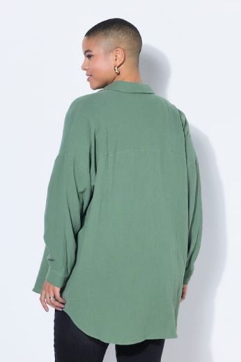 Plus size veliki brojevi Bluza s dugim rukavima ravnog kroja za punije