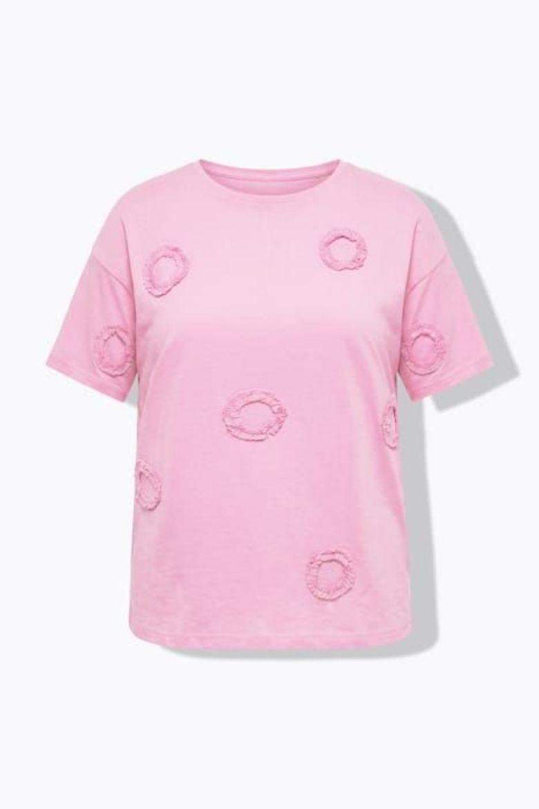 Plus size veliki brojevi Majica kratkih rukava s 3D uzorkom za punije