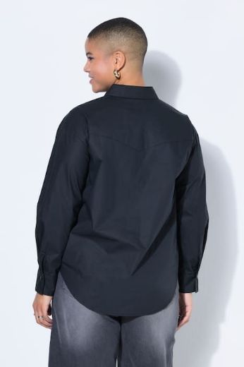 Plus size veliki brojevi Košulja dugih rukava s ukrasima za punije