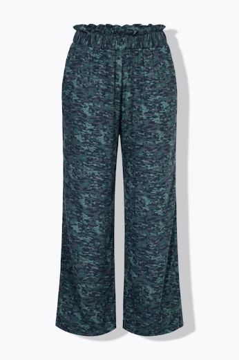 Plus size veliki brojevi Hlače širokih nogavica visokog struka za punije