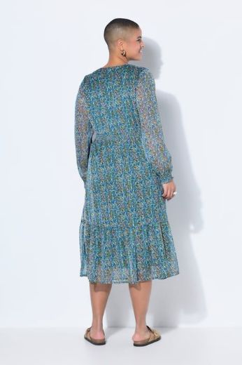 Plus size veliki brojevi Haljjina dugih rukava za punije