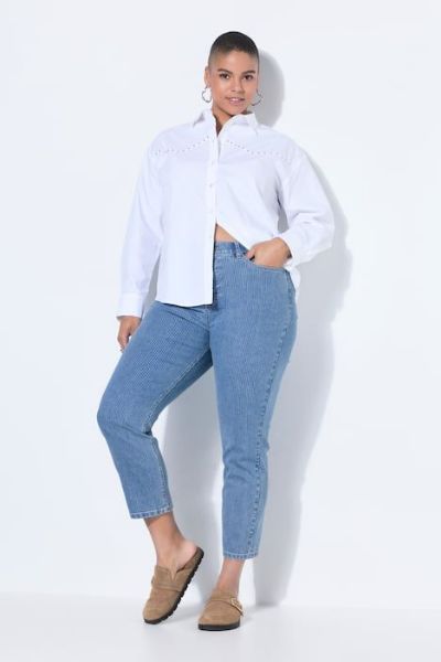 Veliki brojevi Traperica s 5 džepova moda za punije