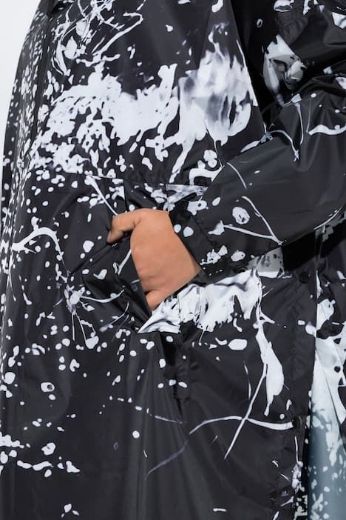 Plus size veliki brojevi Kabanica s kapuljačom za punije