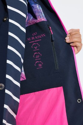 Plus size veliki brojevi Jakna za 4 godišnja doba s odvojivom kapuljačom za punije