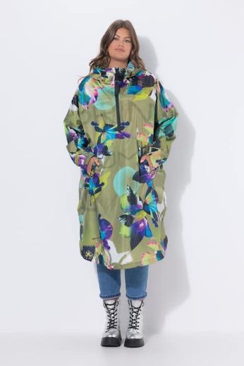 Plus size veliki brojevi Kabanica s kapuljačom za punije