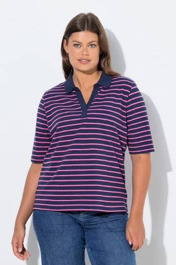 Plus size veliki brojevi Majica polo kratkih rukava s kragnom za punije