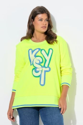 Plus size veliki brojevi Majica dugih rukava okruglog izreza za punije