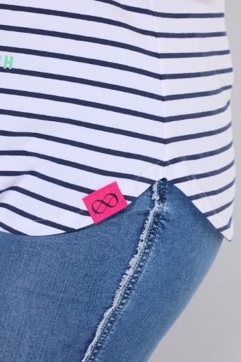 Plus size veliki brojevi Majica kratkih rukava s V izrezom za punije