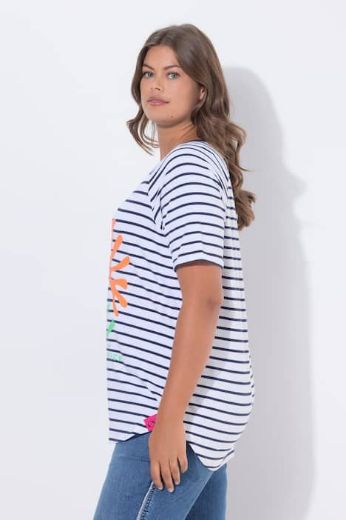 Plus size veliki brojevi Majica kratkih rukava s V izrezom za punije