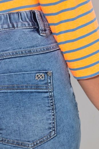 Plus size veliki brojevi Traperice ravnog kroja za punije