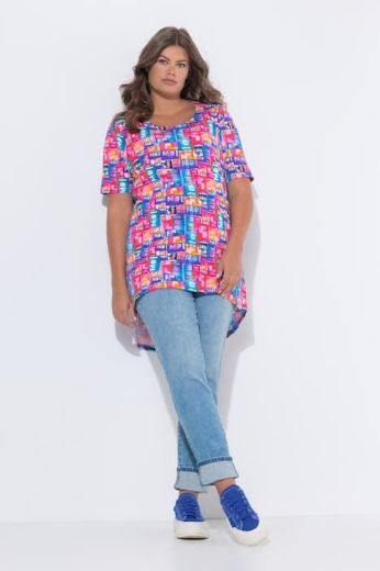 Plus size veliki brojevi Majica kratkih rukava okruglog izreza za punije