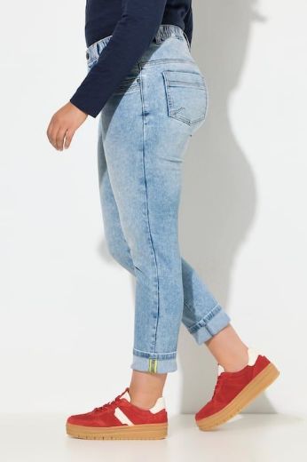 Plus size veliki brojevi Traperice visokog struka za punije