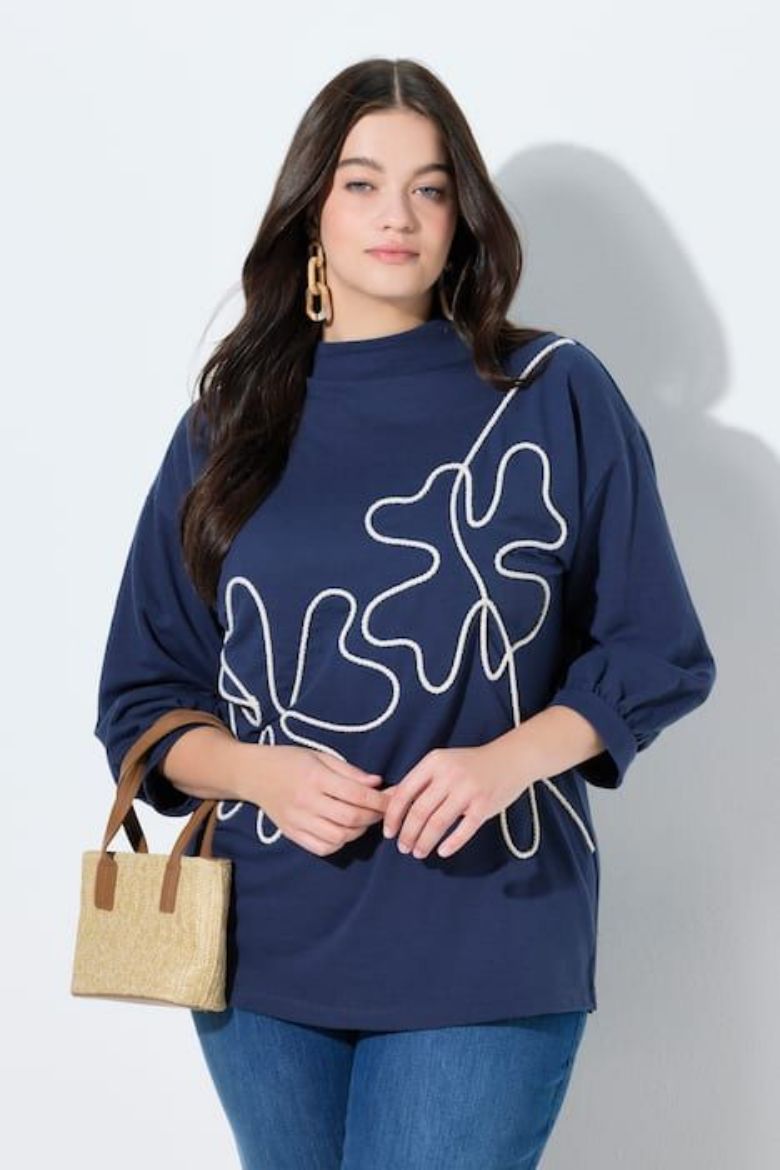 Plus size veliki brojevi Majica 3/4 rukava za punije