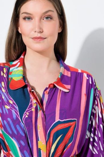 Plus size veliki brojevi Haljina maxi dugih rukava za punije