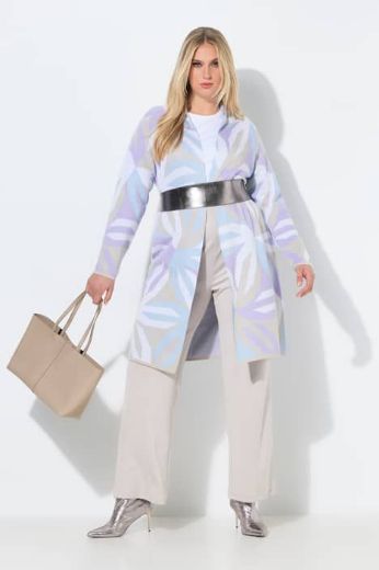 Plus size veliki brojevi Kardigan dužeg kroja za punije