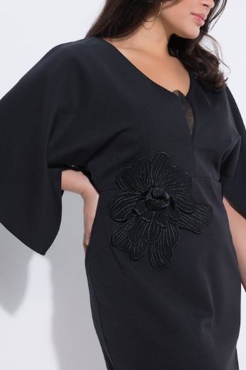 Plus size veliki brojevi Haljina 3/4 rukava svečana za punije