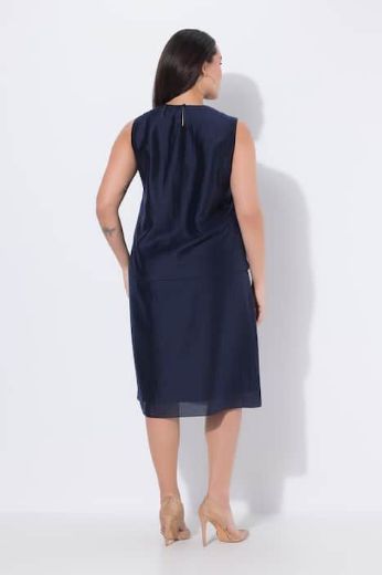 Plus size veliki brojevi Haljina midi bez rukava za punije