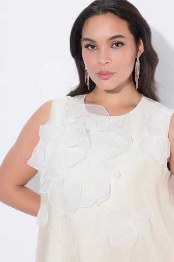 Plus size veliki brojevi Haljina midi bez rukava za punije