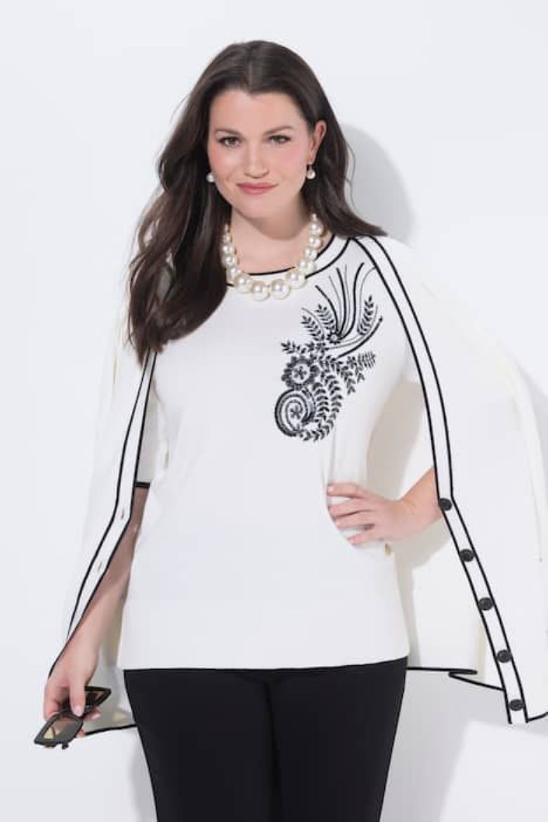 Plus size veliki brojevi Pulover kratkih rukava za punije