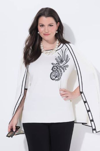 Plus size veliki brojevi Pulover kratkih rukava za punije