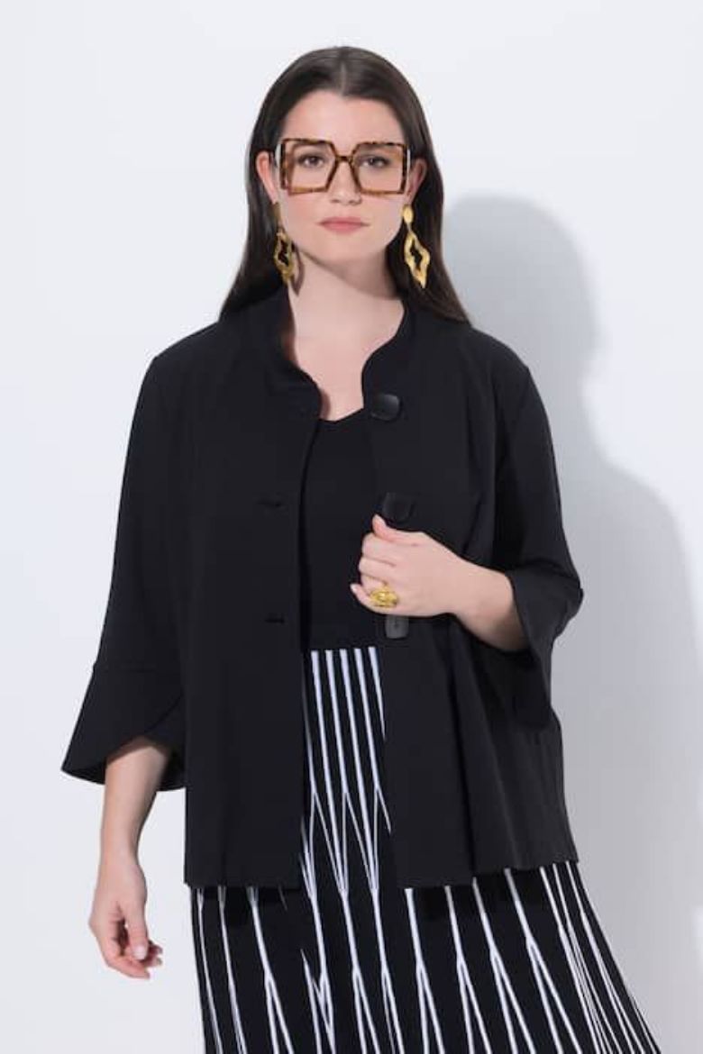 Plus size veliki brojevi Jakna lagana kraćeg A kroja za punije