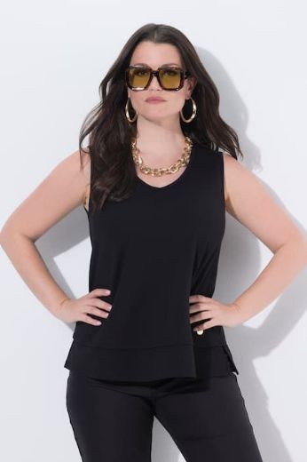 Plus size veliki brojevi Majica bez rukava A kroja za punije