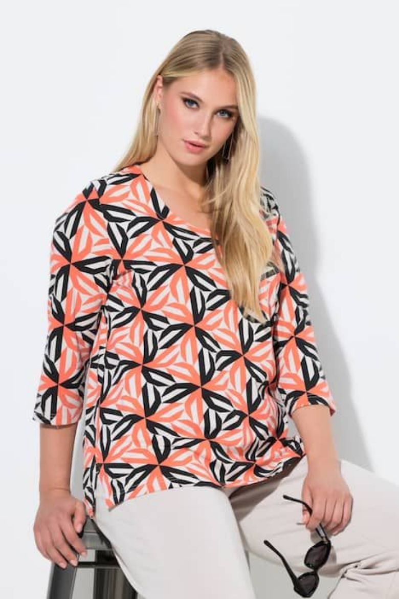 Plus size veliki brojevi Majica 3/4 rukava za punije