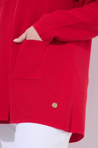 Plus size veliki brojevi Kardigan A kroja za punije