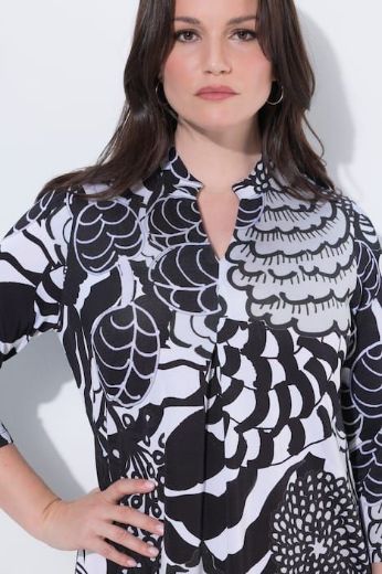 Plus size veliki brojevi Haljina midi 3/4 rukava za punije