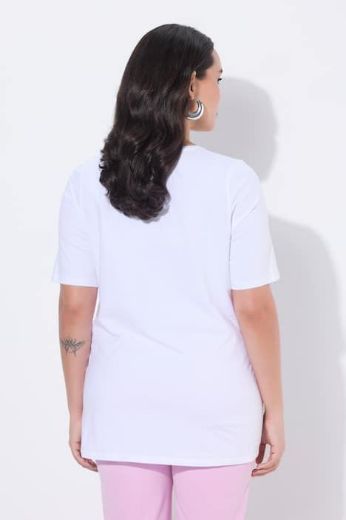 Plus size veliki brojevi Majica kratkih rukava A kroja za punije