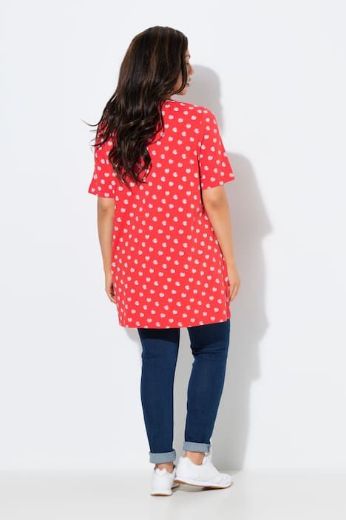 Plus size veliki brojevi Majica kratkih rukava dužeg A kroja za punije