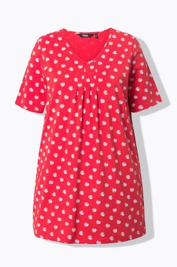 Plus size veliki brojevi Majica kratkih rukava dužeg A kroja za punije