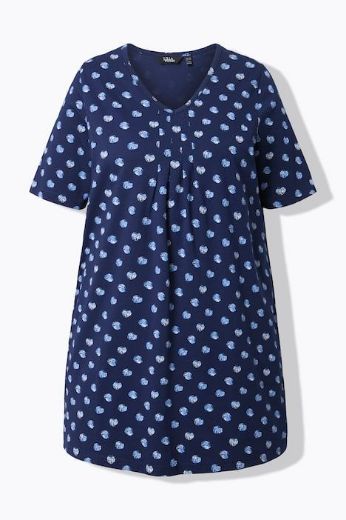 Plus size veliki brojevi Majica kratkih rukava dužeg A kroja za punije