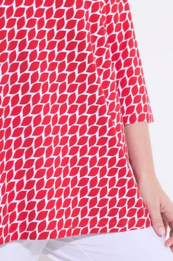 Plus size veliki brojevi Majica 3/4 rukava A kroja za punije