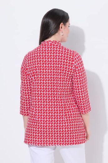 Plus size veliki brojevi Majica 3/4 rukava A kroja za punije