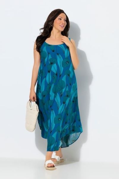 Veliki brojevi Haljina maxi bez rukava moda za punije