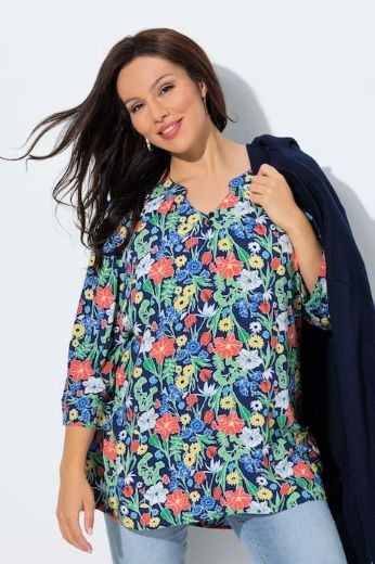 Plus size veliki brojevi Tunika 3/4 rukava za punije