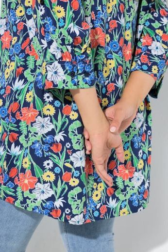 Plus size veliki brojevi Tunika 3/4 rukava za punije