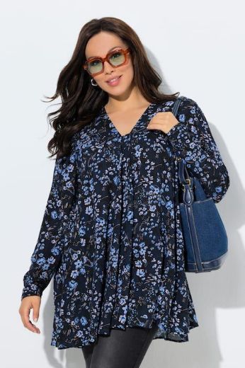 Plus size veliki brojevi Bluza dugih rukava A kroja za punije