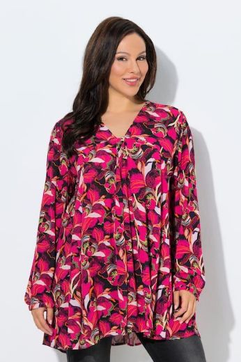 Plus size veliki brojevi Bluza dugih rukava A kroja za punije