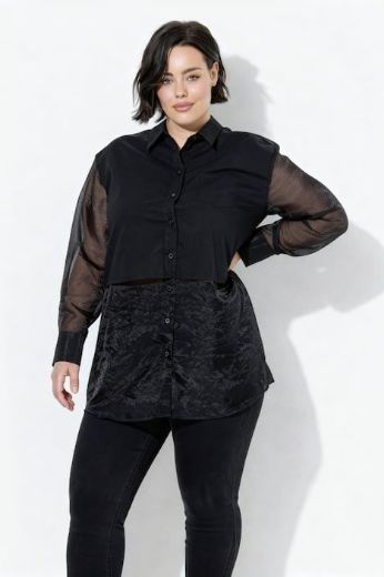 Plus size veliki brojevi Košulja dugih rukava za punije