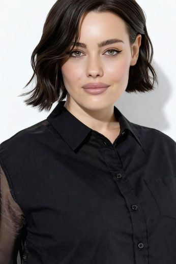 Plus size veliki brojevi Košulja dugih rukava za punije