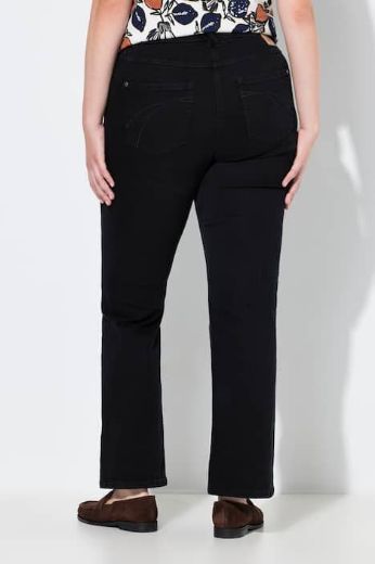 Plus size veliki brojevi Traperice s proširenim nogavicama za punije