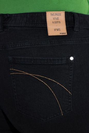 Plus size veliki brojevi Traperice širokih nogavica za punije