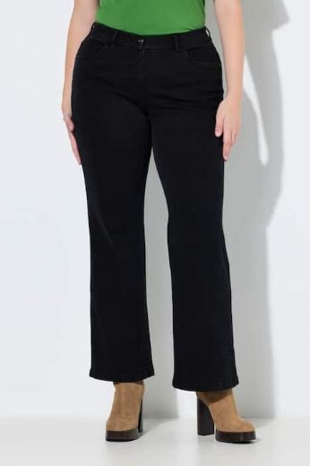 Plus size veliki brojevi Traperice širokih nogavica za punije