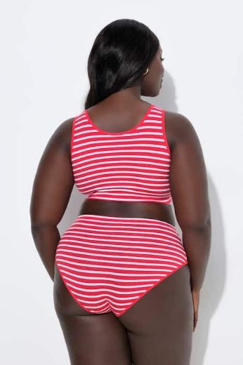 Plus size veliki brojevi Grudnjak bez žice širokih naramenica 2 komada za punije