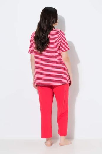 Plus size veliki brojevi Pidžama kratkih rukava i dugih nogavica za punije